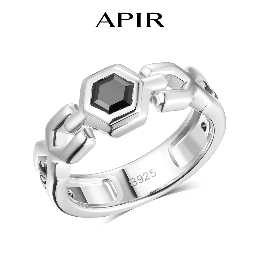bague-en-moissanite-noire-hexagonale-apir-5-5mm-pour-femme-et-homme-style-punk-anneaux-a-chaine-geometriques-argent-sterling-s925-bijoux-tendance