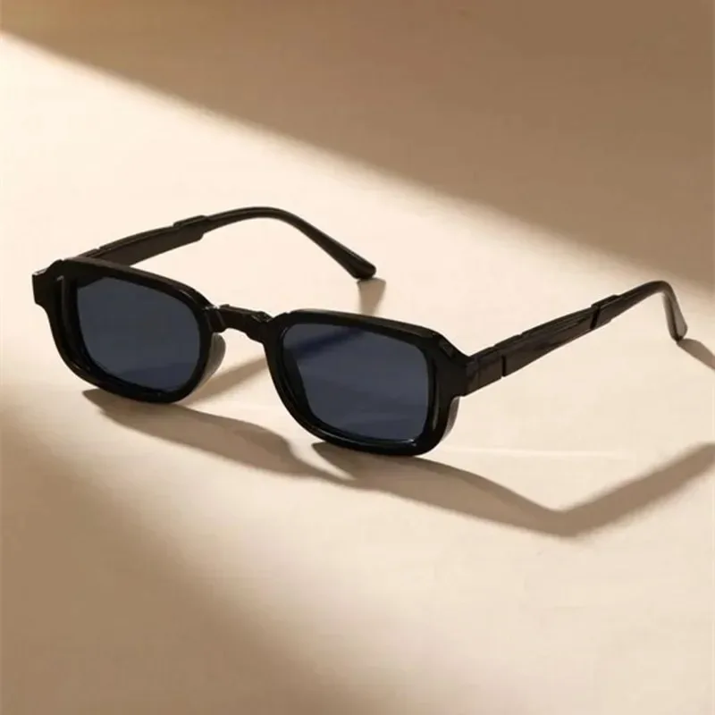 Luxurious Rectangle Sunglasses Women Oval Vintage Brand Designer Square Sun Glasses UV400 Men Shades Female Eyewear Anti-glare view 2