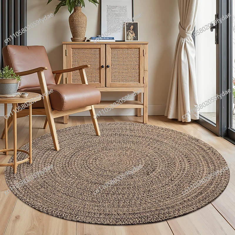 

Джутовый ковер, подушка для дивана в гостиной, плед для спальни, грязеотталкивающий и простой в уходе, можно изготовить на заказ.