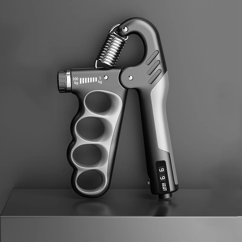 Mechanical Counting Grip Strength Trainer! Adjustable resistance 11-220 lbs (5-100 kg), for grip strength training