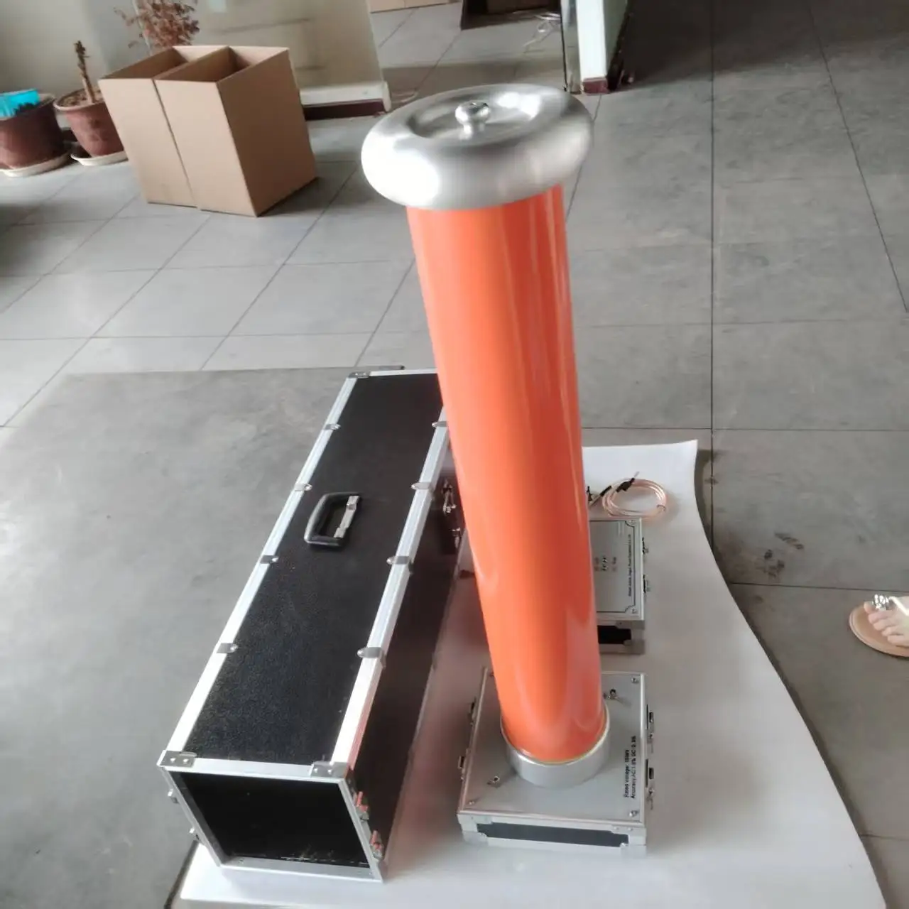 LCD Screen 150kV High Accuracy Resistance Capacitance Divider High Voltage Frequency  AC/DC High Voltage Divider HV Test Device