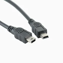 1pc USB Mini 5 Pin Male to Mini USB 5 Pin Male Extention Adapter Cord M/M Cable 50cm