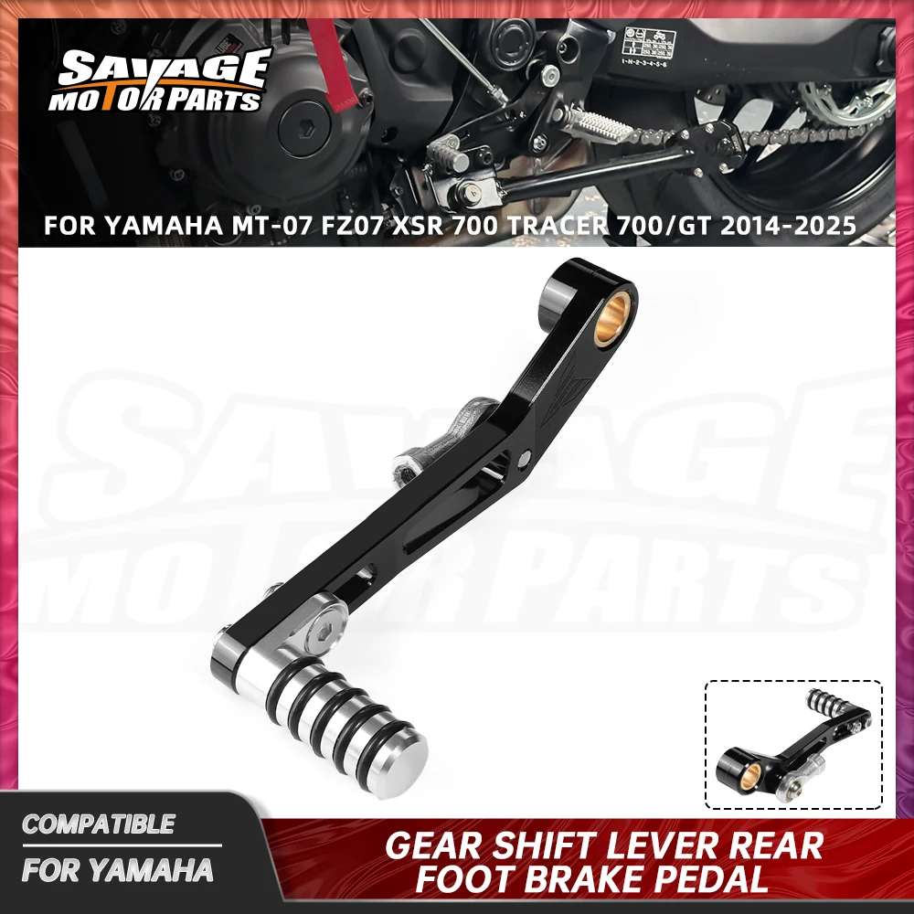 

Рычаг переключения передач и задняя педаль тормоза 2025 700/GT для мотоциклов Yamaha MT-07, FZ07, XSR700, MT-07 Tracer 700GT 2014-2025