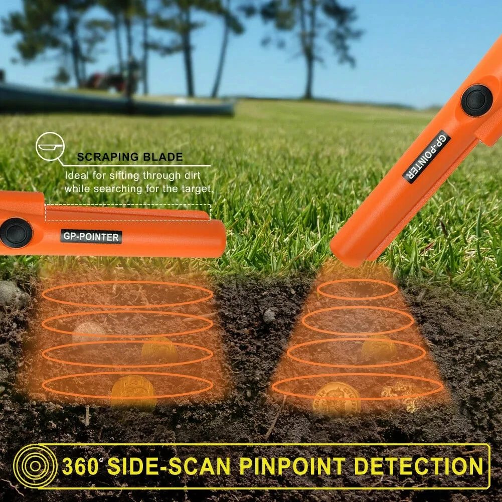 Imagem -05 - Handheld Underground Metal Detector Posicionamento Rod gp Pointer Impermeável Alta Sensibilidade Segurança
