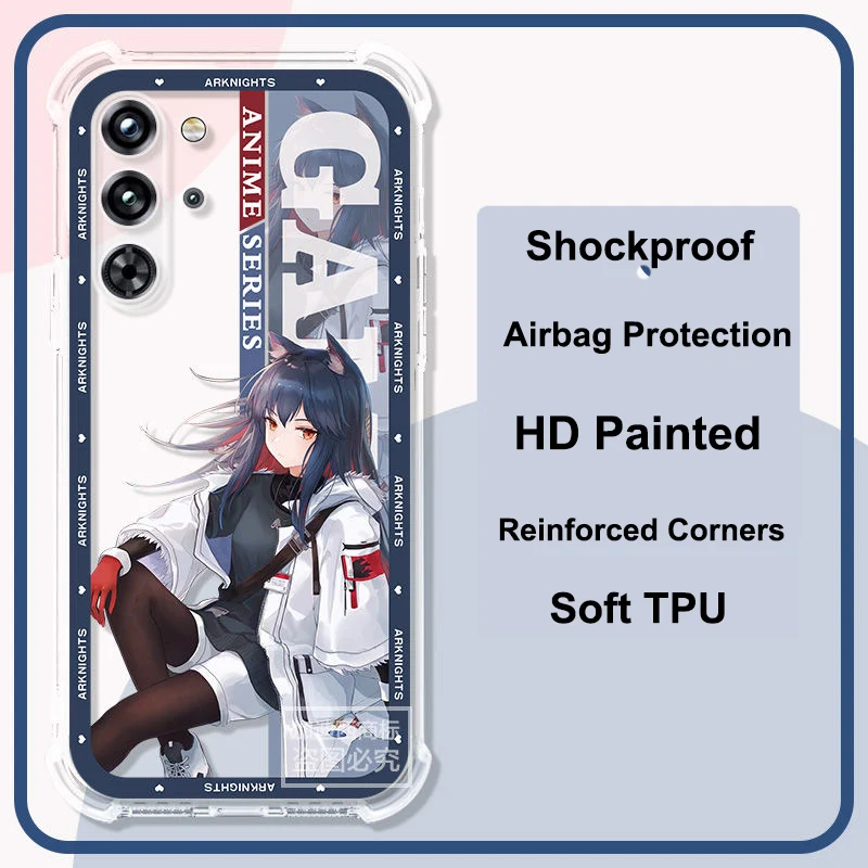 Anti-fall Casing For Nubia Red Magic 10 Pro Plus 5G Slim Soft TPU Silicone Transparent Case For Red Magic 10 Pro+ 9S 9 8 8S Pro