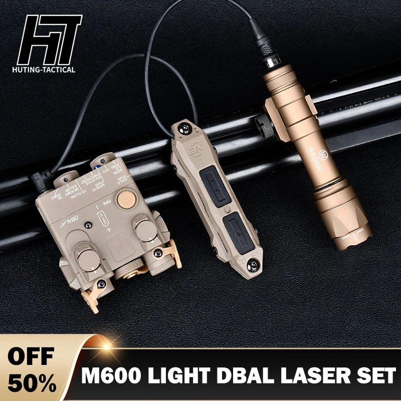 

Airsoft DBAL A2 M300 M600 Flashlight Red Green Dot Laser Only Laser Pressure Switch Tacitcal Hunting Weapon Light Fir 20mm Rail