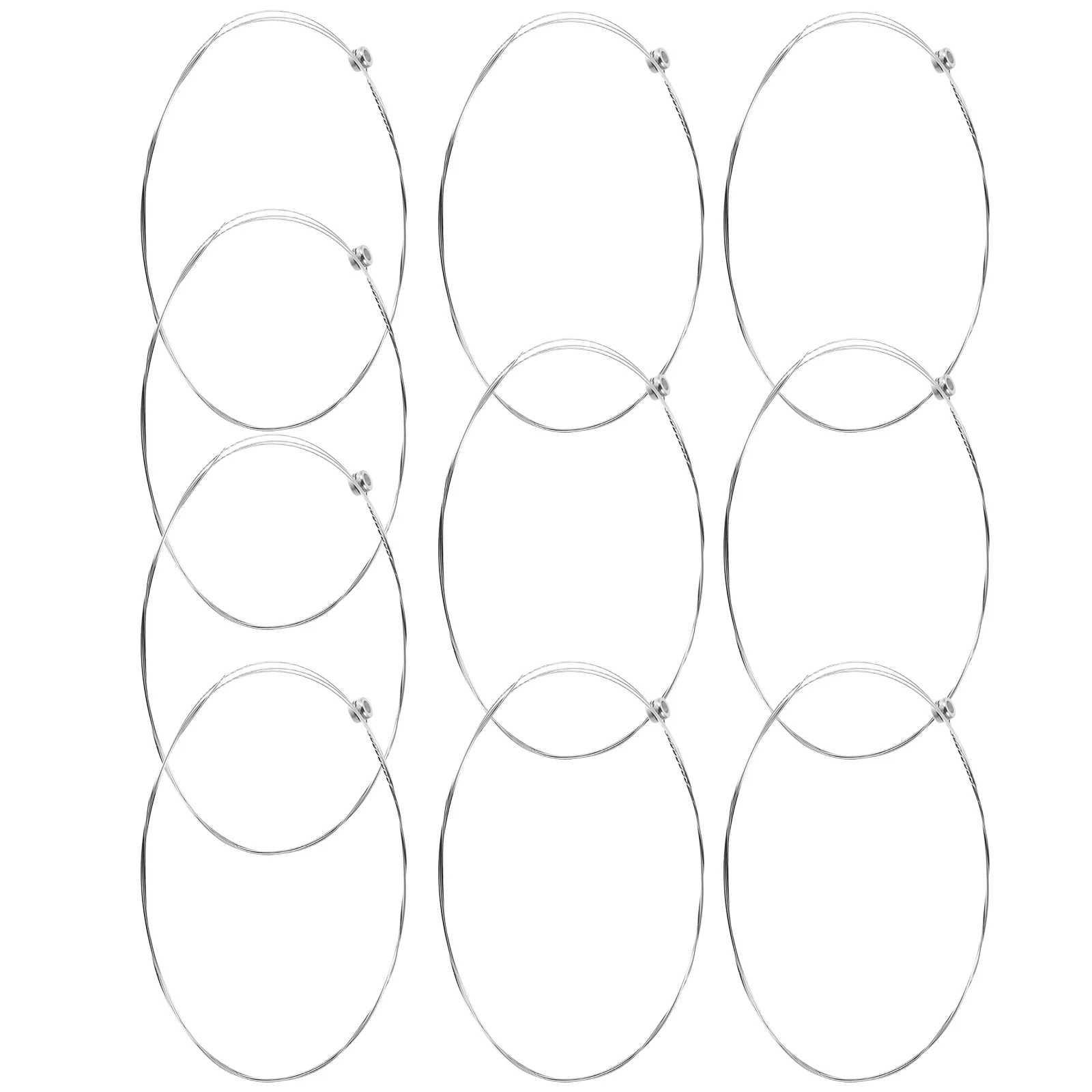 10 قطعة E-1St الغيتار استبدال سلاسل الصلب مجموعة طويلة الأمد أسلاك الفولاذ المقاوم للصدأ الصوتية الغيتار الكهربائي سلسلة حزمة