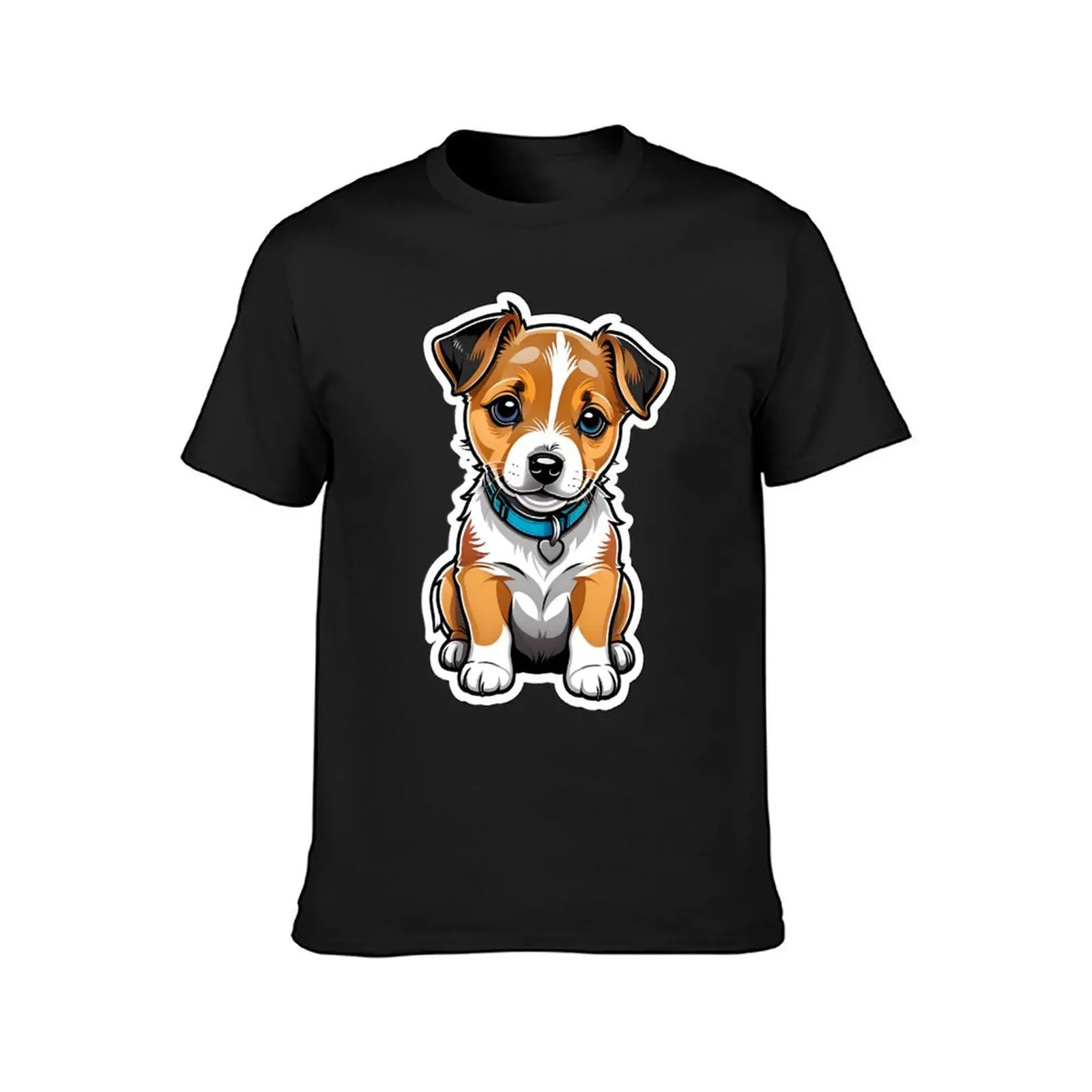 Cute Jack Russell Terrier Puppy Dog T-shirt cute clothes quick-drying heavy weight t shirts for men