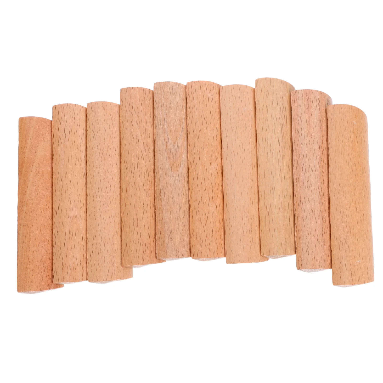 

10Pcs Solid Wood Drawer Handles Natural Appeal Versatile Use Easy Installation Furniture Door Knobs Wood Handles Knobs