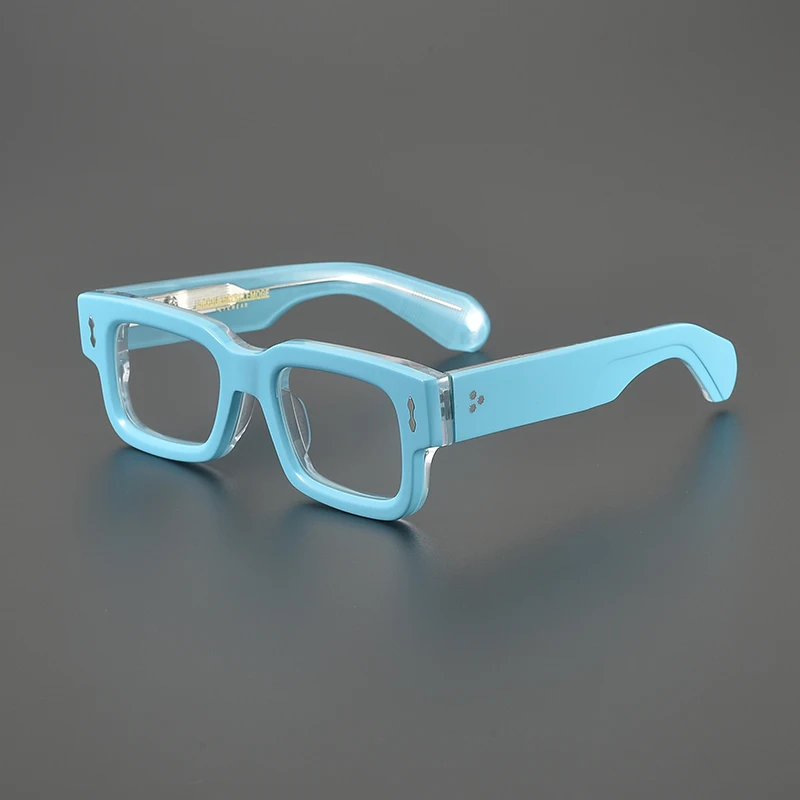

Luxury Designer Brand Glasses Thick Acetate Frame Men Myopia Reading Eyewear Prescription Women Optical Rectangular Eyeglasses