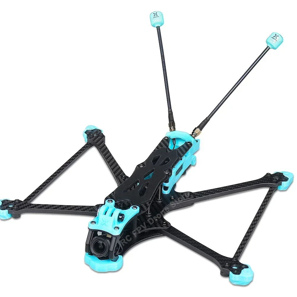 Foxier mega lr7 ''7 polegadas 305mm dc quadro de longo alcance t700 carbono com revestimento sedoso para drone o3 vtx analógico/vista/ HDZero rc fpv