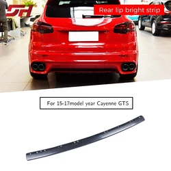 95850572500G2X rear lip bright decorative strip for Porsche Cayenne GTS 958.2 2015-2017