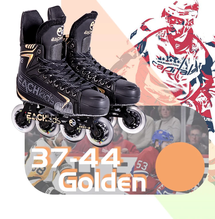 Kinder hochwertige Pu Inline Speed Hockey Skates profession elle Level Carbon Eis Rollschuhe Erwachsene Jungen Leichtmetall rad Material