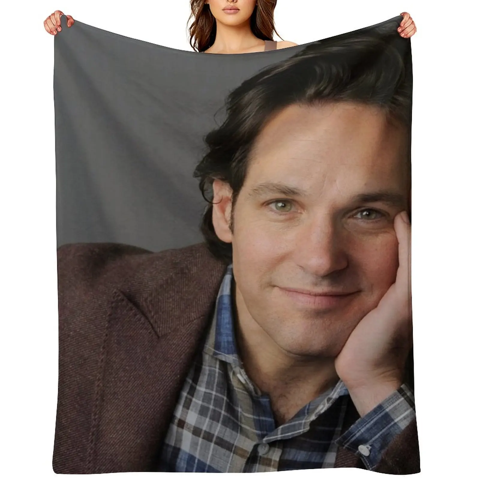 Paul Rudd Throw Blanket warm winter Bed Moving Vintage Blankets