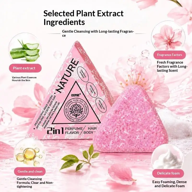 2-in-1 Deep Cleansing Grass Shampoo Bar Natural Anti Hair Loss Oil Control Boost Hair Growth for Oily Hair