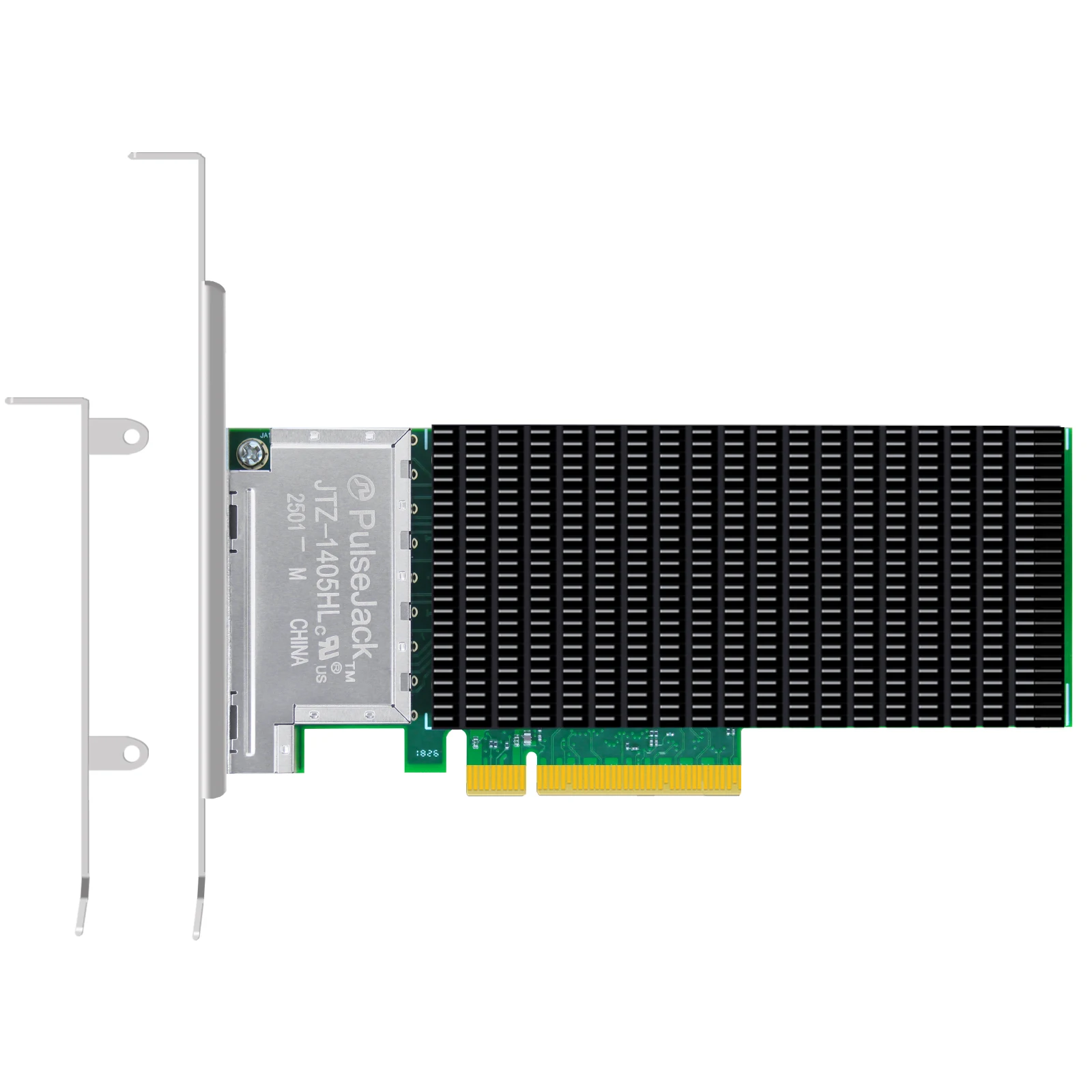 4-Port 10G RJ45 Ethernet Network Card with E610-XAT2 Controller, PCIe 4.0 x8, Ultra Low Power Design