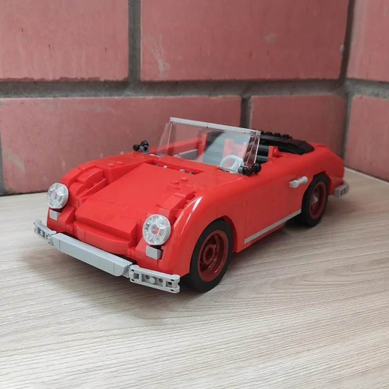

634 шт. MOC 10258 Porschess 356 кабриолетные образовательные строительные блоки Рождественский подарок коллекционер для снятия стресса для взрослых