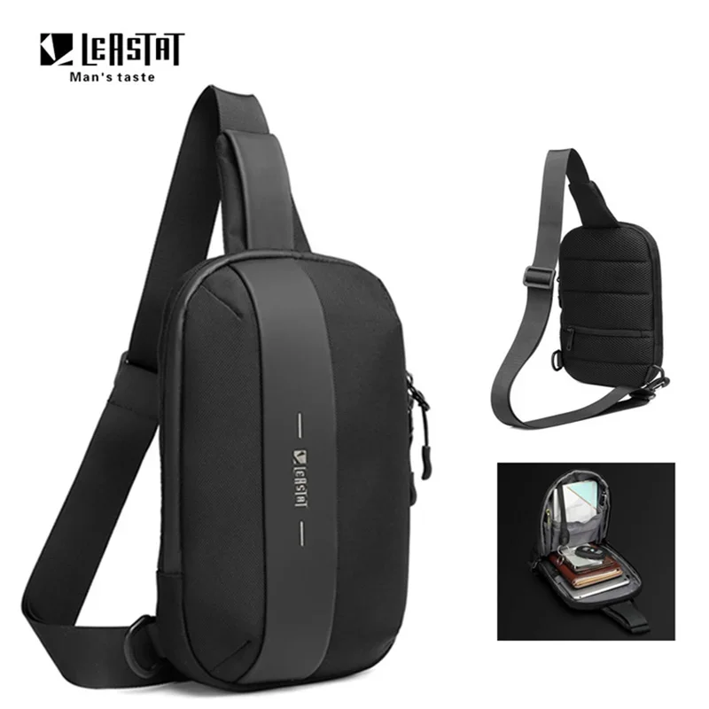 Carteira masculina saco de peito lazer luz esportes ciclismo saco na moda saco do mensageiro viagem crossbody sacos de ombro