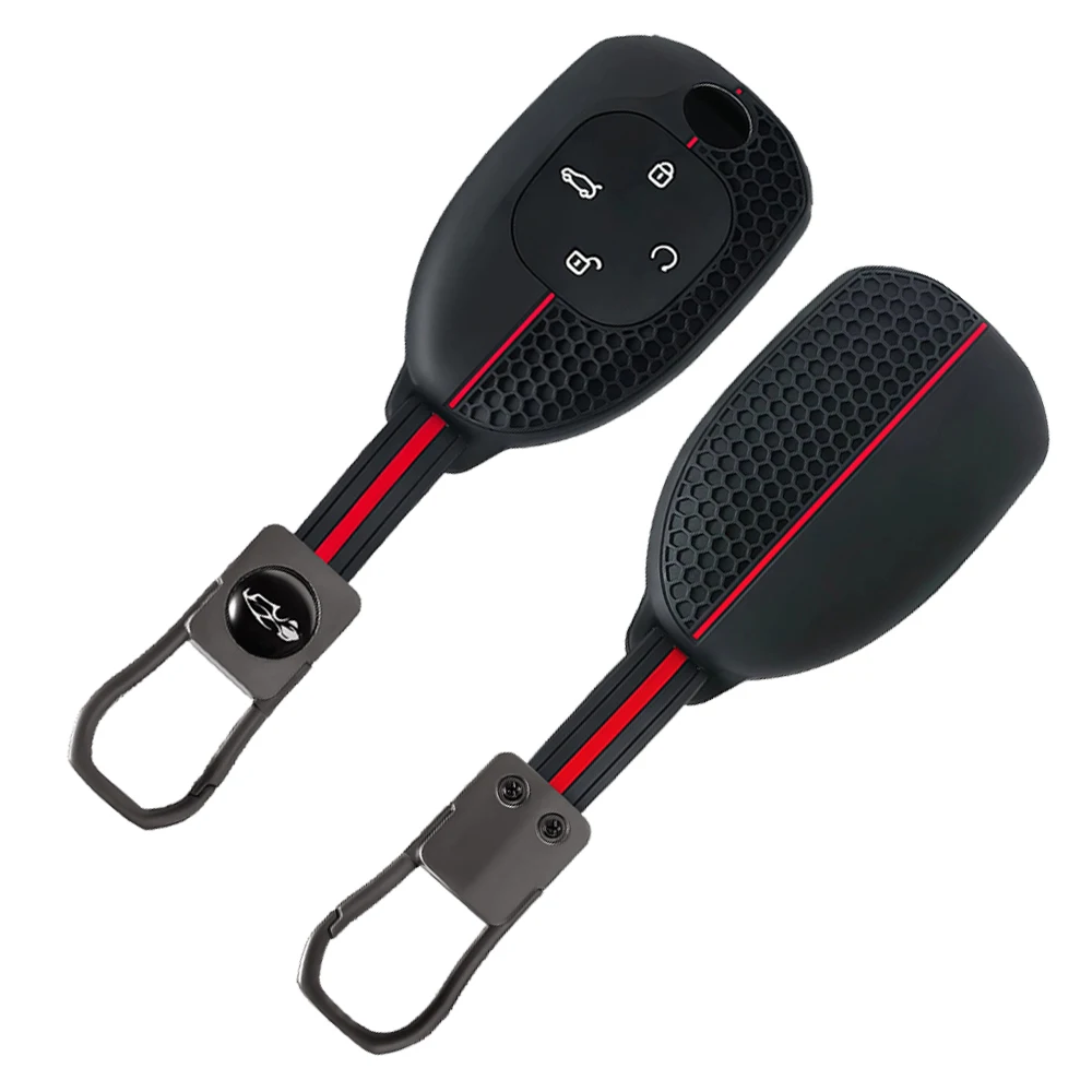 

Silicone Car Key Cover Case Holder for Trumpchi GAC 2021 Empow J11 J12 J13 J14 J15 J16 GS8 Remote Protector Keychain Accessories