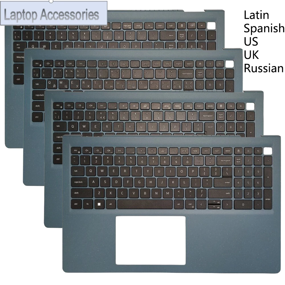 

New Latin/US/UK/Spanish/Russian keyboard For Dell Inspiron 15 3510 3511 3515 0CG8HX With Palmrest Upper Cover Case