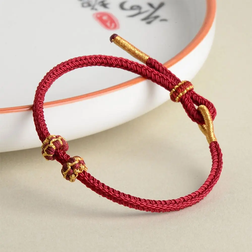 Portable Half-Finished Nylon Braided Cord Boho Colorful Adjustable Thread Rope Bracelet Reusable Durable Woven Bracelets Women