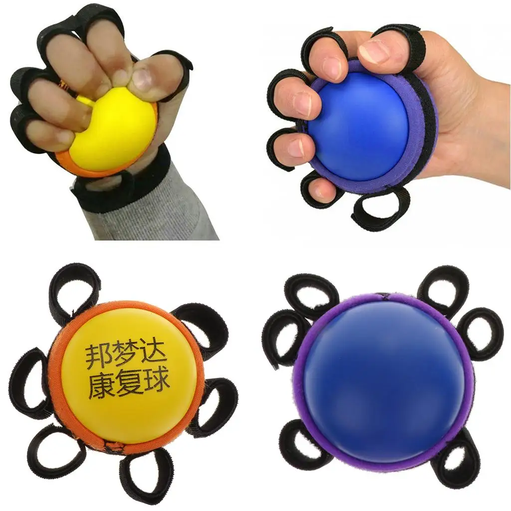 Squeeze Stress Relieve Finger Resistence Ball for Hand Grip Strengthening