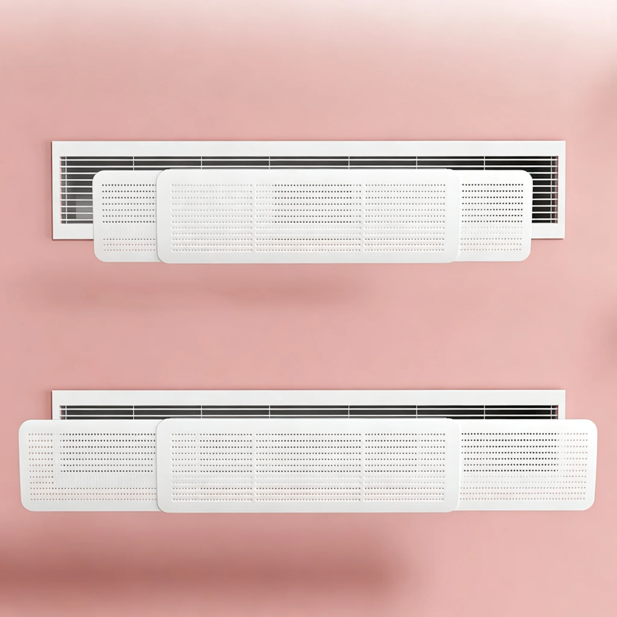 Central Air Conditioner Wind Deflector, Air Duct Air Conditioner Outlet Shield, Anti-Direct Blow Grille Universal Wind Guide, Suitable for Home and Office, a Gift for Thanksgiving, Halloween, and Christmas