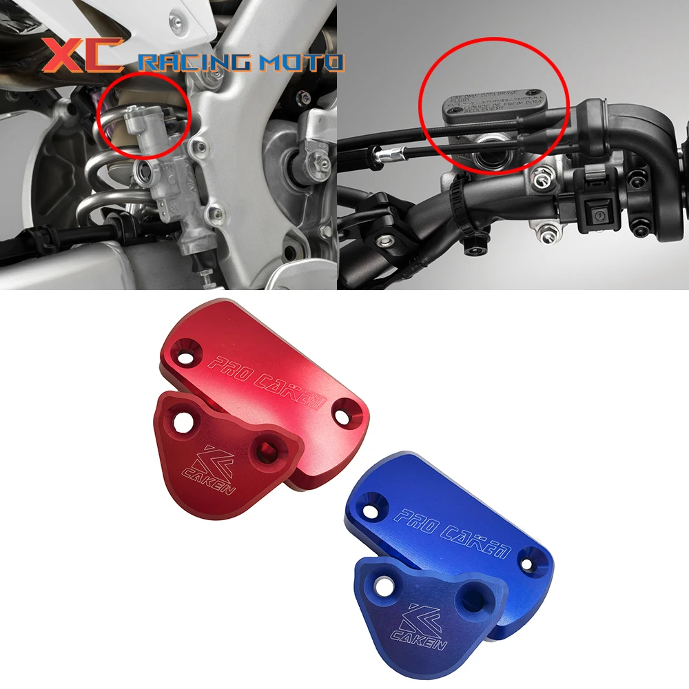 

CNC Aluminum Front Rear Brake Fluid Reservoir Cover For HONDA CR CRF 125R 250R 250X 450R 450X 250RX 450RX 450L 250F 2002-2020