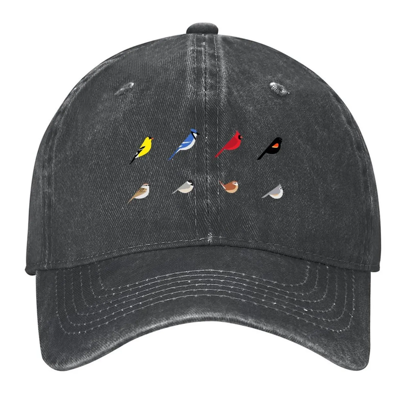 

Common Backyard Birds of North America Baseball Cap Brand Man cap Hat men Funny hats golf hat genuine Women's Men's