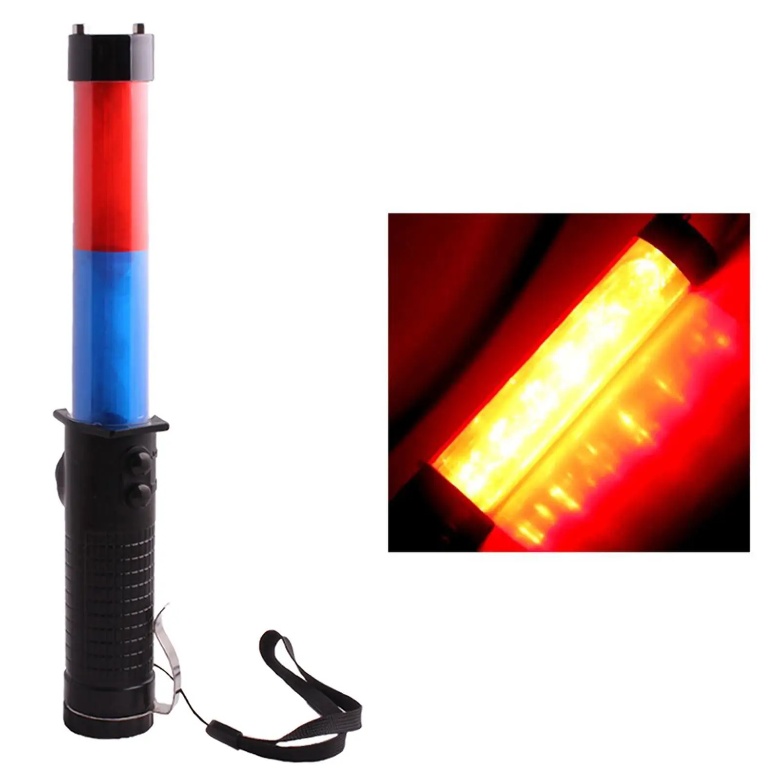 عصا المرور أدى ضوء السلامة عصا التحكم في الطرق تحذير الإشارة