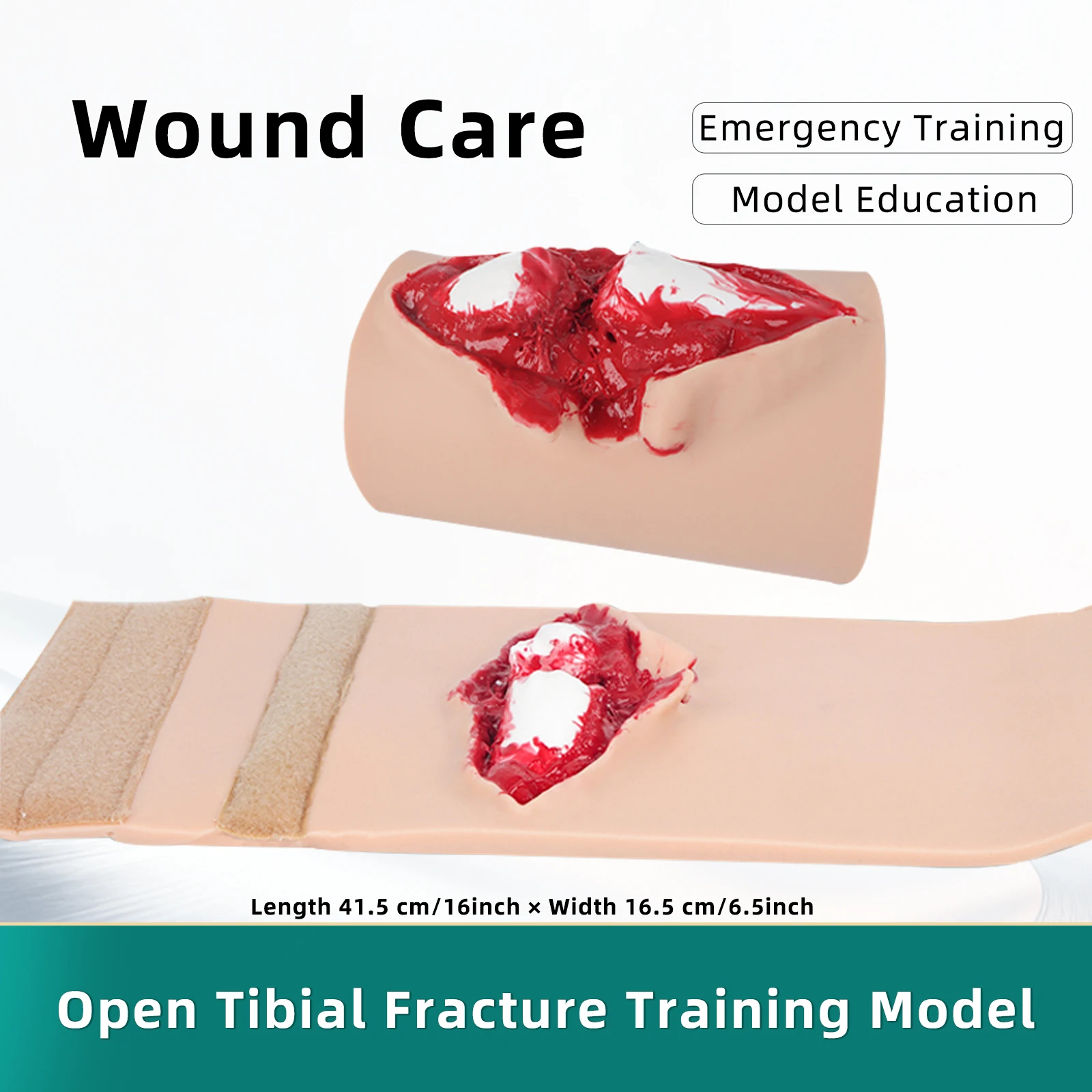 Wearable Open Fractured Wound Suturing Training Model Module Simulation Module