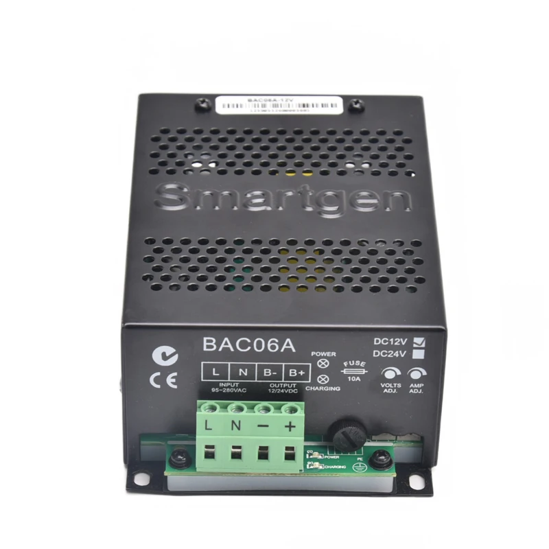 Smartgen BAC06A 12V 24V Diesel Generator Set Battery Intelligent Charger Switching Power Supply Automatic Battery Float Charger