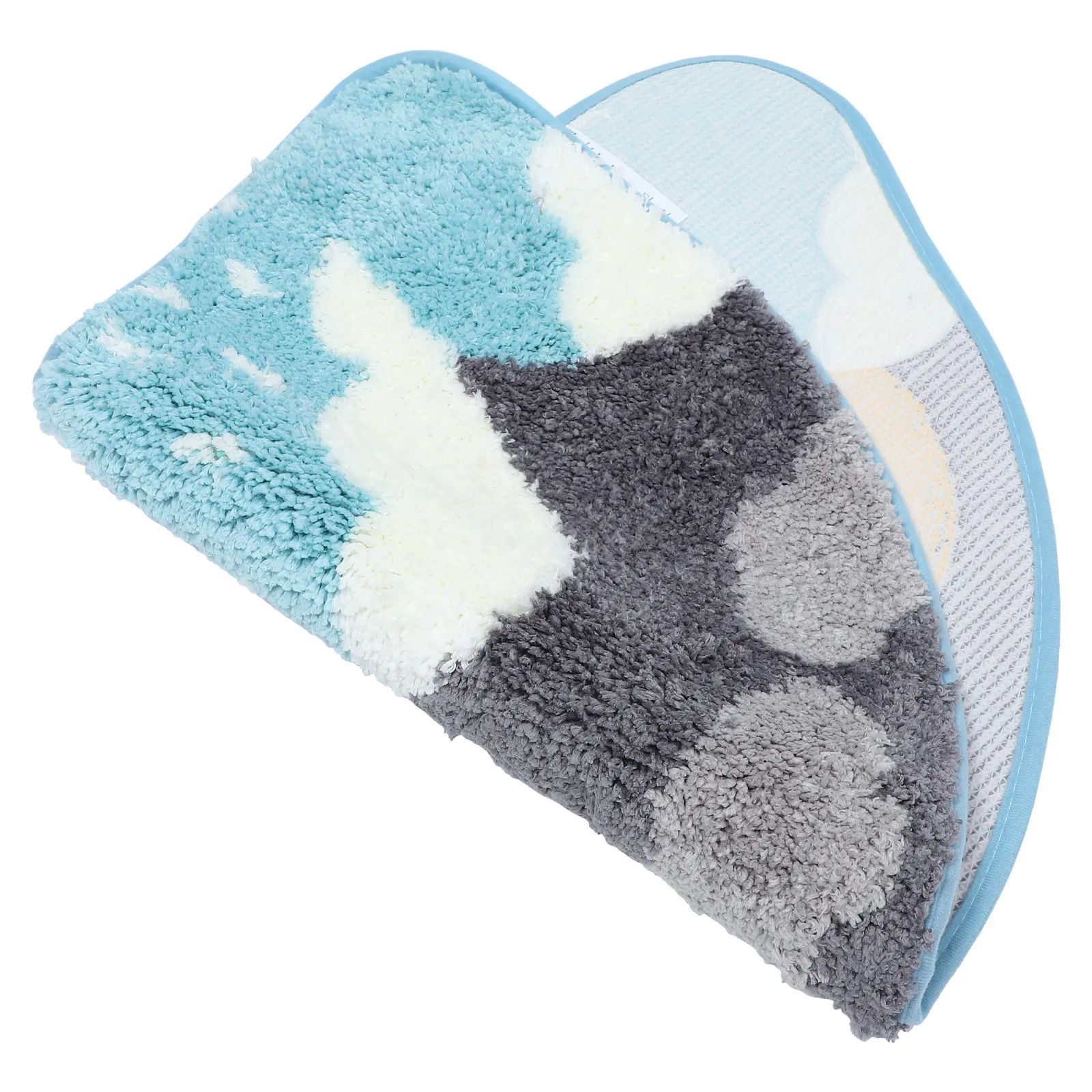 

Practical Bathroom Ground Pad Home Cushion Non Slid Material Strong Adsorption Safe Environmental Moderate Thickness