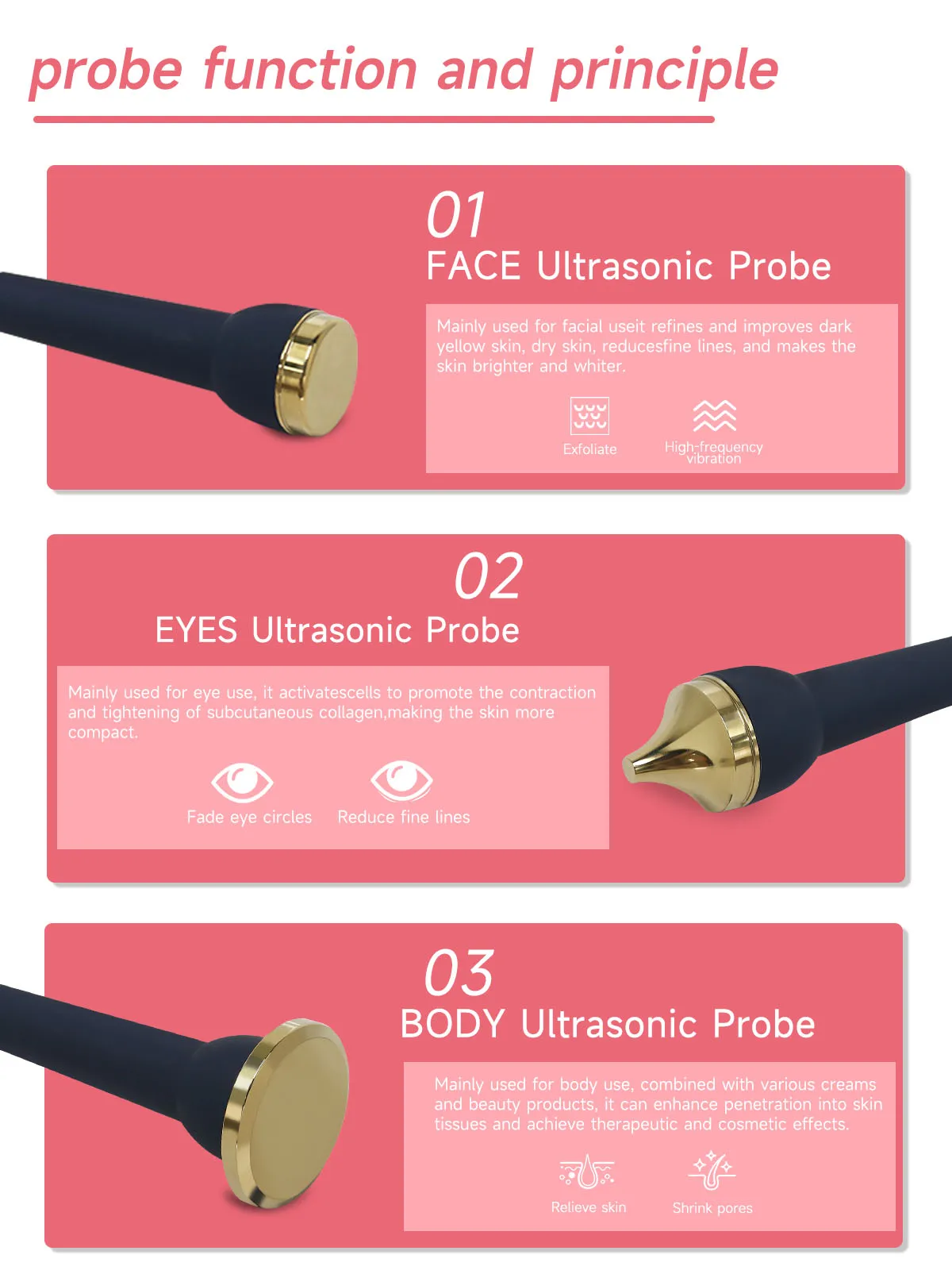 Neueste 3 In 1 Ultraschall Gesichts Instrument Anti Aging Auge Falten Gesichts Körper Massager Plasma Sommersprossen Entfernung Schönheit Gerät geräte beauty massagegerät massage массажер для лица skincare