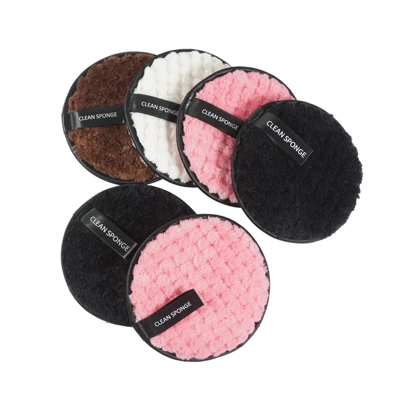 Reusable Makeup Remover Pads Cotton Wipes Microfiber Make Up Removal Sponge Cotton Cleaning Pads Tool Cleansing Wipes