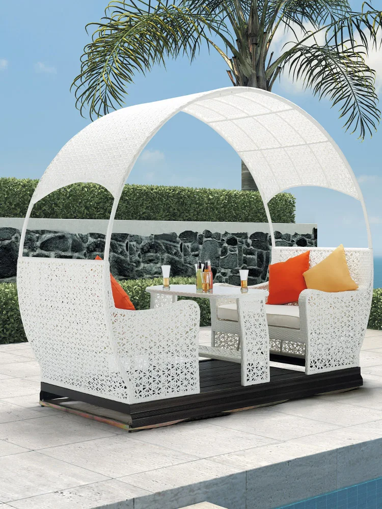 rocking swing hanging chair courtyard cradle online celebrity outdoor home balcony rattan