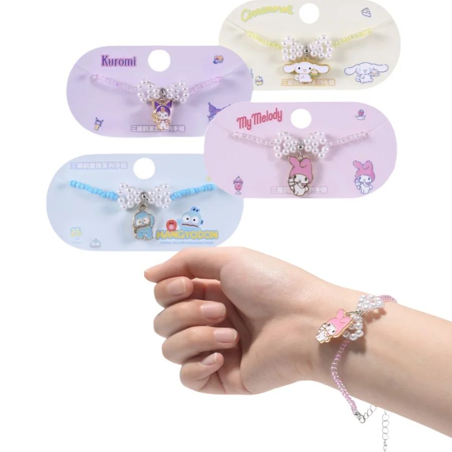 1pc Cinnamoroll Kawaii Anime Sweet Cartoon My Melody Kuromi Accessories Beading Decor