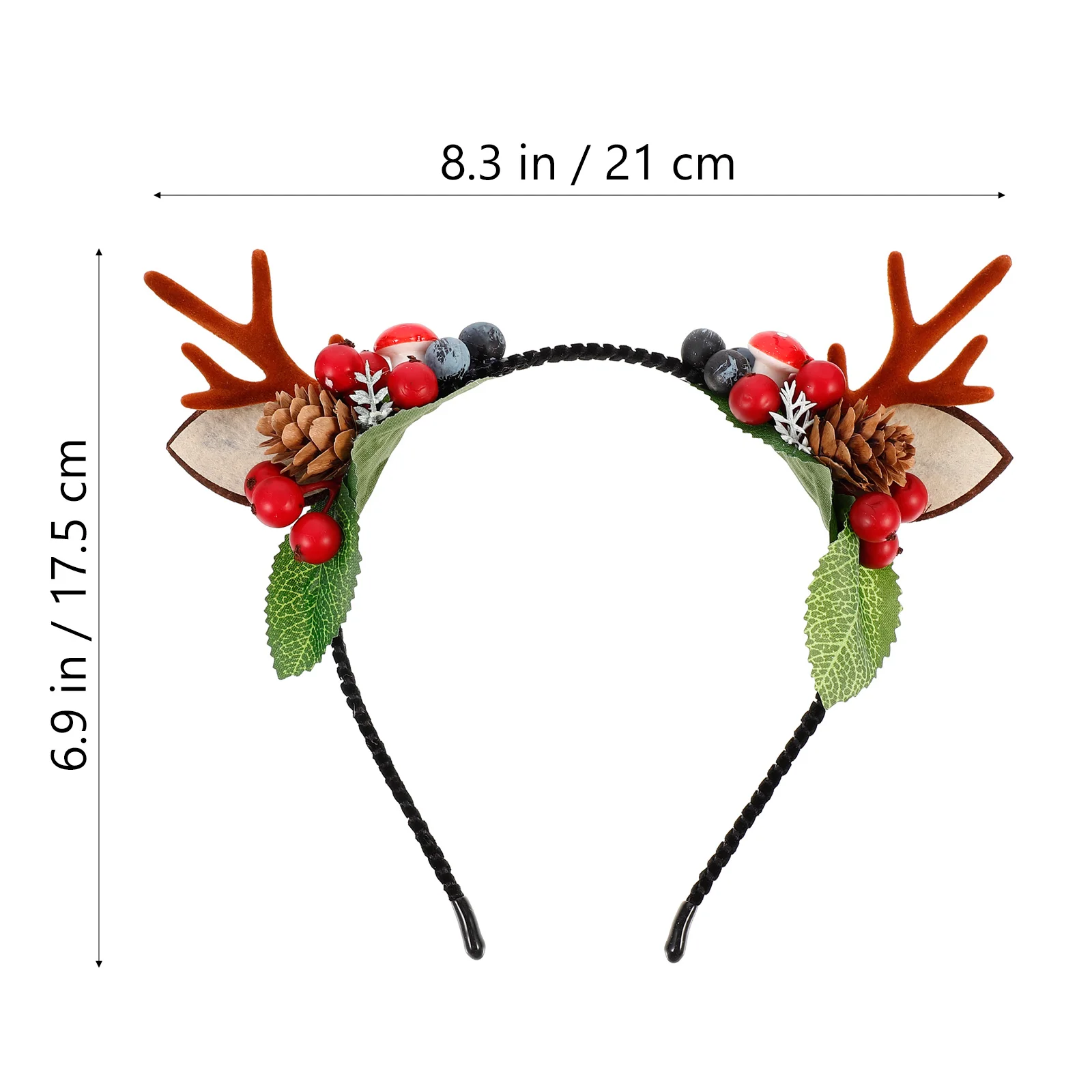 

Antler Headband Antlers Headwear Kids Reindeer Cute Heaband Party Holiday Hair Accessories Animal Elk Hoop Christmas