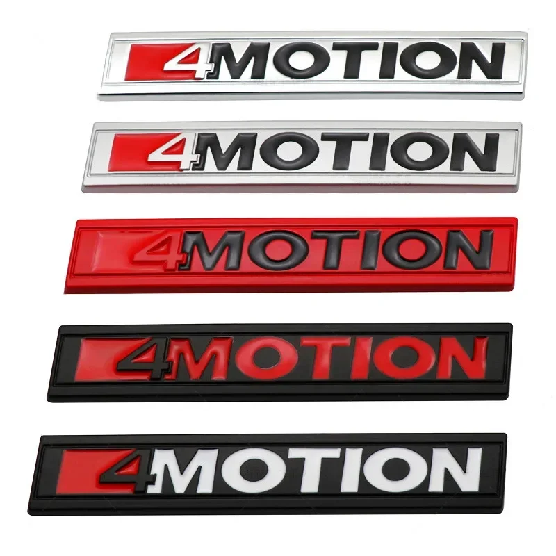 

3D Metal 4motion Logo Rear Trunk Car Badge Emblem Sticker Decals For VW 4 Motion Tiguan Passat B8 Polo Golf 6 7