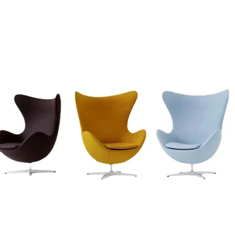 Customized designer study, rotating single chair, living room, balcony, leisure egg shell , rest area, snail egg , cro