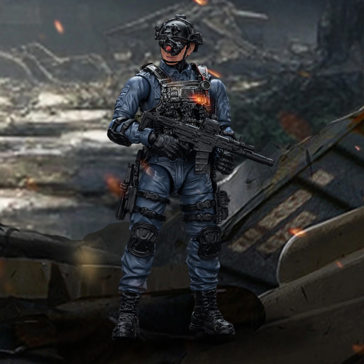 Hiplay JOYTOY 1:18 شخصية ترويجية لمنشئ الجيش البارد المتشددين