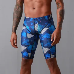 High Quality Man Swimpants Professional Quick Dry Swim Pants Pro Knee Swimwear Men's Swimming Wear Trunks Shorts Pant Teenages