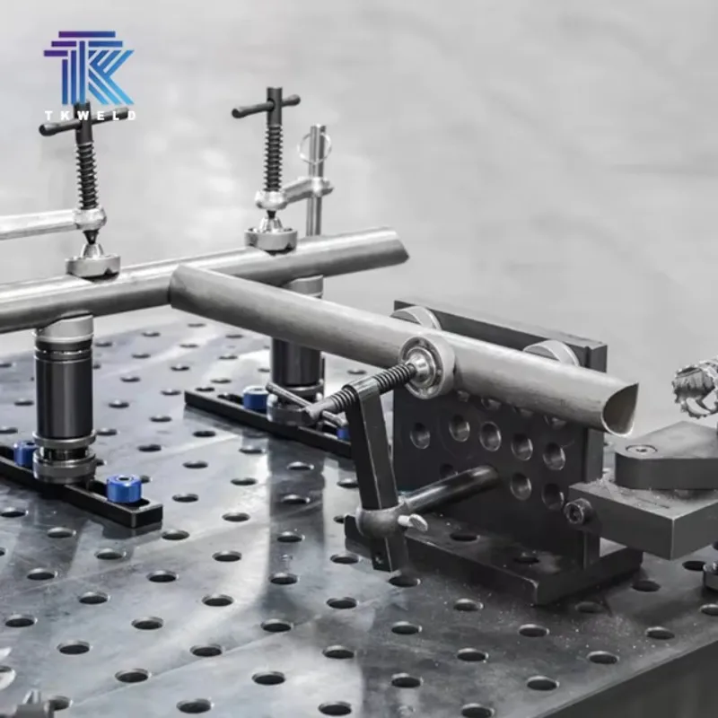 Factory 3000*1500*200mm Cast Iron Flexible Welding Jig Table 16mm 28mm Steel Clamping Accessories Soldering Station