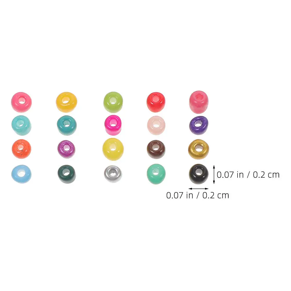 Box Glass Beads DIY Jewelry Accessories Multi-Function Craft Supply Wear-Resistant Delicate Bracelet Making Jewelry Beads