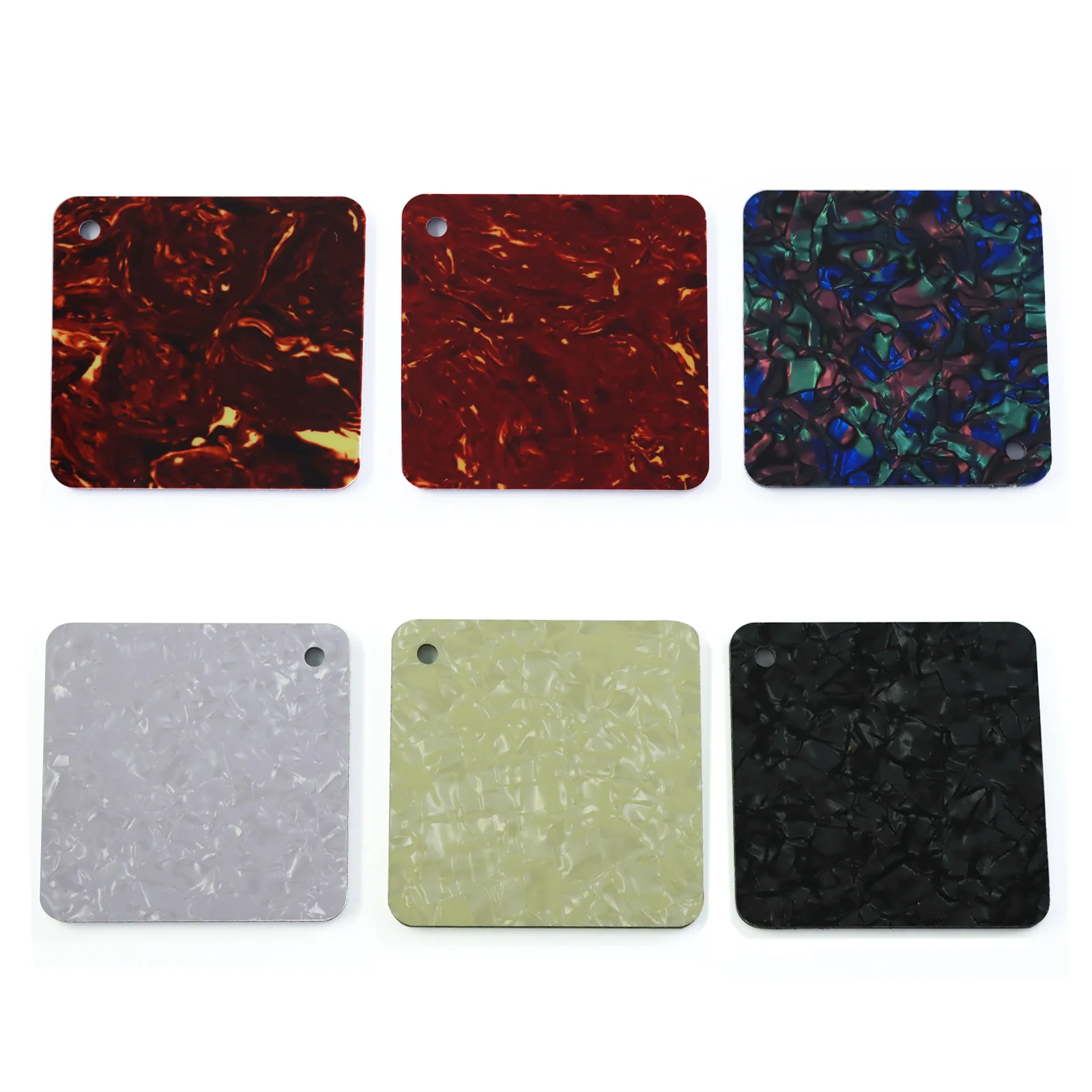 Electric Guitar Bass DIY Blank Material Scraper Backboard 15 Colors for Bass Guard ，11.4x16.9 inch