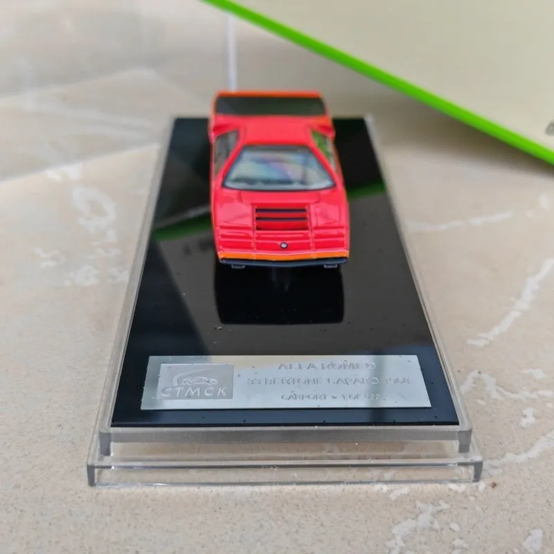 4L-186 CTMCK 1/64 アルファ ロメオ 33 BERTONE CTMCK 1/64 Alfa Romeo 33 BERTONE CARABO Alloy Car Static Die Cast