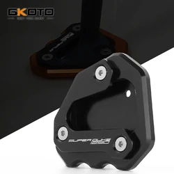For KTM 1290 Super Duke R gt 2013-2016 2017 2018 Motorcycle CNC Aluminum Side Stand Enlarger Extension Base Plate With logo