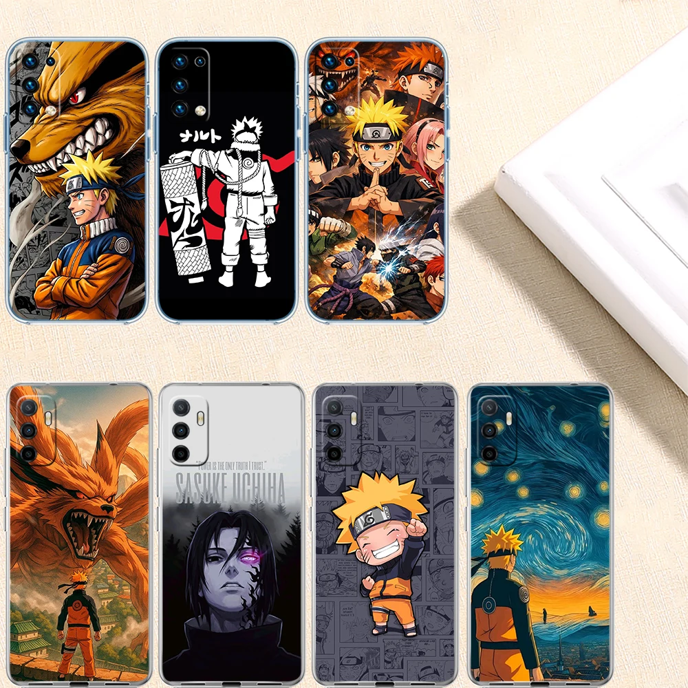 PU38 Naruto Uzumaki Transparent Phone Case for Samsung Galaxy A04 A04S A14 A23 A34 A54 M23 M33 M52 M53
