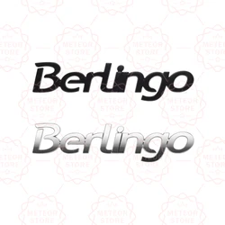 Car Nameplate For Citroen Berlingo Metal Badge Caravans Camper Van Rear Trunk Side Decal Letter Sticker Emblem Auto Accessories