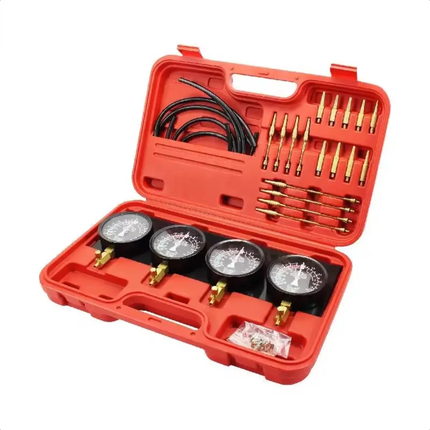 

Fuel Vacuum Carburetor Synchronizer Carb Tools sync 4 Gauge Set with Rubber Hose Vacuum Balancer Meter Kit Motorcycle